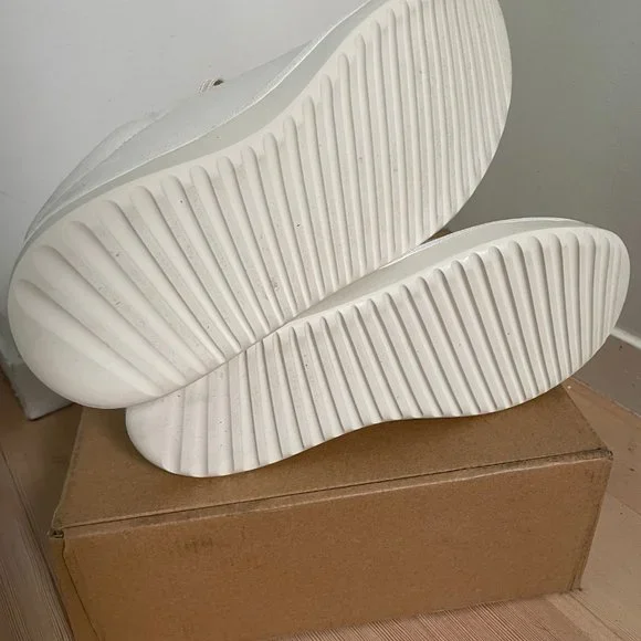 Allbirds Wool Piper Woven Sneakers White Women's Size 8 - Picture 3 of 4